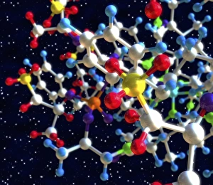 Molekül im Weltraum