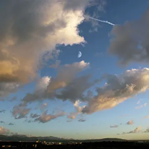 Mond und Wolken C016 / 6313