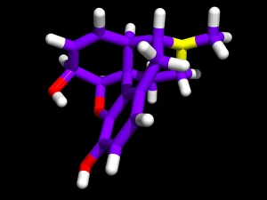 Analgesic Medication Drucke: Morphine molecule