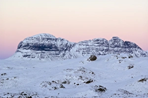Bilder vom 6. Februar 2012: Gipfel von Mount Suilven im Winter