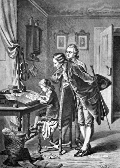 Bilder Datiert 30. September 2013: Wolfgang Amadeus Mozarts erste Komposition aus dem Jahr 1801