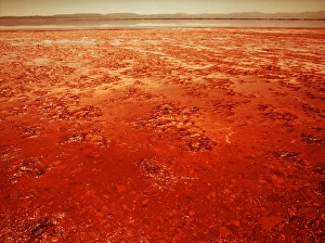 Gerahmter Druck : Schmutz auf dem Mars