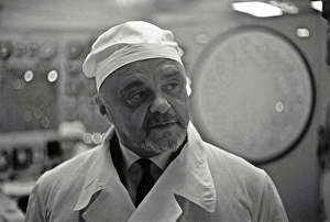 Drucke von Nikolay Antonovich Dollezhal (1899-2000), sowjetischer Atomphysiker und Ingenieur der Sowjetunion bei einer Versammlung der Akademie der Wissenschaften der UdSSR Bilder Datiert 2008 April: Nikolai Dollezhal, sowjetischer Atomwissenschaftler