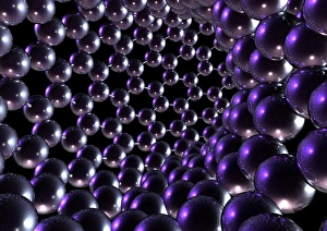 Fullerene Structure Drucke: Nanoring structure, artwork
