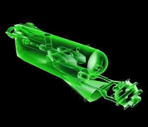 Drucke von Nanosub: Computerartwerk eines Nanotechnologie-U-Bootes Bilder Datiert 2003 März: Nanosub