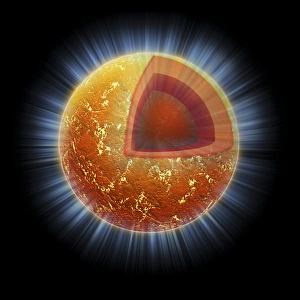 Neutron Star Formation Drucke: Neutron star structure, artwork