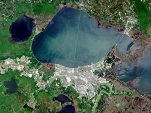 Landsat 7 Satellite Imagery Drucke: New Orleans