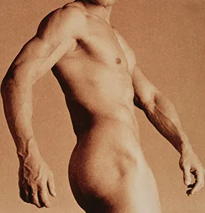 Menschlicher Körper Drucke: Nude man