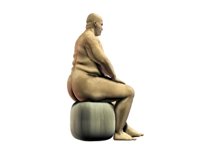 Bilder Datiert 25. Oktober 2012: Dicker Mann, Kunstwerk
