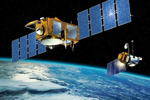 Bilder Datiert 20. Februar 2012: Ozeanographische Satellitenkunstwerke