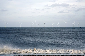 Eco Friendly Wind Turbines Drucke: Offshore wind farm