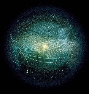 Science Astronomy Images Drucke: Oort cloud formation