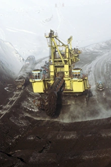 Open Cast Coal Mining Drucke: Open cast coal mine