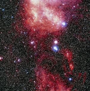 Emission Nebula Images Drucke: Optical image of part of Barnards loop nebula