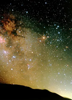 Milchstraße Drucke: Bild optischer Wahrnehmung der Konstantin Scorpios
