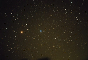 Planetary Astronomy Images Drucke: Optical image of Mars in the constellation Virgo