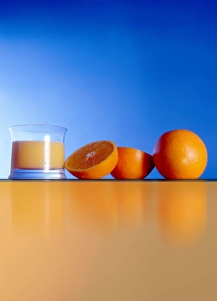 Freshly Squeezed OJ Drucke: Oranges and orange juice