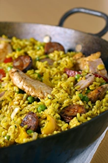 Traditional Spanish Cuisine Drucke: Paella