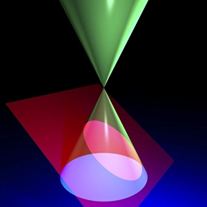 Geometric Shapes Artwork Drucke: Parabola, artwork