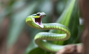 Tropical Forest Fauna Drucke: Parrot snake C018 / 2380