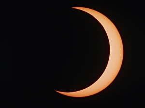 Partial Solar Eclipse Drucke: Partial phase of an annular eclipse (10 / 5 / 94)