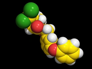 Head Lice Treatment Drucke: Permethrin insecticide molecule