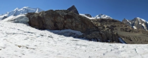 Swiss Alps Glaciers Drucke: Pers glacier, Switzerland