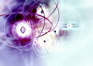 Atomic Structure Diagram Drucke: Atomic structure, conceptual artwork