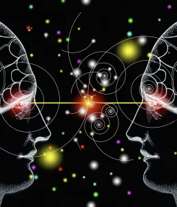 Physik Drucke: Kurzwellen und zwei Köpfe