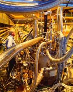 CERN Particle Physics Laboratory Drucke: Testing magnets for Large Hadron Collider