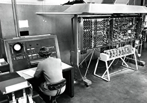 Drucke von Pilot ACE-Computer. Steuerung des Automatic Computing Engines (ACE)-Flugmodells betrieben von dem Pilotcomputer Bilder Datiert 2008 September: Flugzeug ACE Computer, 1952