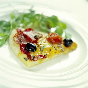 Drucke von Pizzastück Bilder Datiert 2003 Juni: Pizzastück