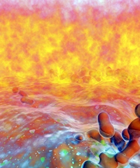Verwandte Bilder Drucke: Plasmalifeformen Kunstwerk