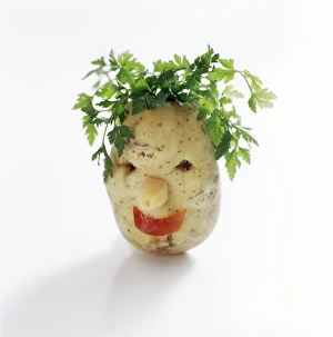 Vegetable Still Life Photography Drucke: Potato head