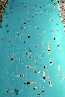 Bilder Datiert 2008: Üben von Synchronschwimmen