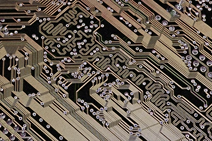 Circuit Board Design Drucke: Printed circuit board, computer artwork