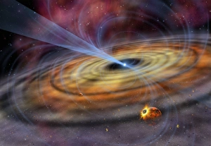 Neutron Star Formation Drucke: Pulsar planetary disc, artwork