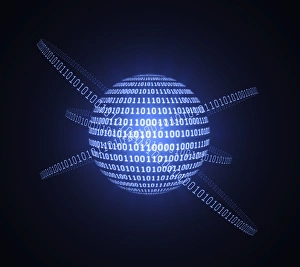 Quantum Computing Concept Drucke: Quantum computing, conceptual artwork F006 / 9885
