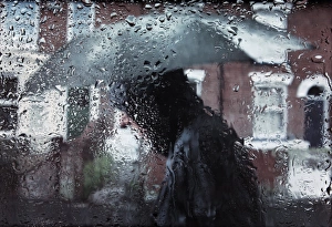 Rainy Day Scene Drucke: Rainy day