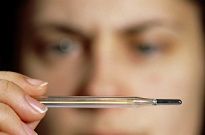 Clinical Thermometer Use Drucke: Reading of a clinical thermometer