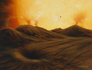 Bilder Datiert 2000 August: Rote Riese Sonne