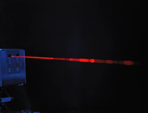 Laser Technology Drucke: Red laser beam