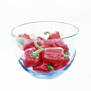 Capsicum Annuum Images Drucke: Red peppers