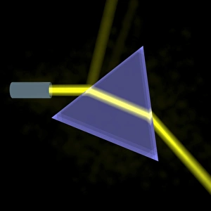 Refraction Of Light Drucke: Refraction, artwork C017 / 7041