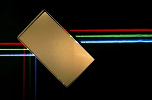 Refraction Of Light Drucke: Refraction of light by glass block