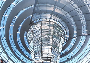 Berlin Landmark Buildings Drucke: Reichstag dome