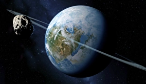 Erde Drucke: Kreisförmige Erdähnliches Planetenbild