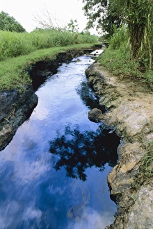Environmental Damage Drucke: River pollution