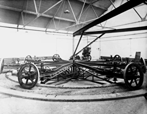 20th Century Transportation History Drucke: Road testing machine, 1911