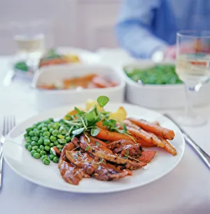 Drucke von Roast meal Bilder Datiert 2004 August: Rostkostenmeals